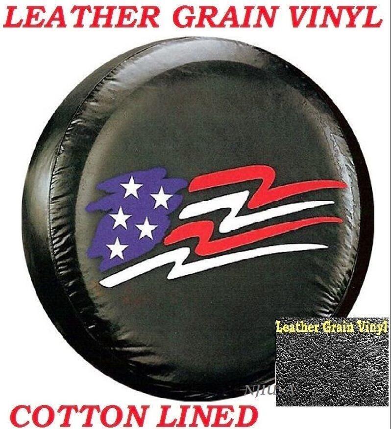 205/75R15 Trailer Spare tire tyre Wheel Cover American Flag Heavy Duty Vinyl 