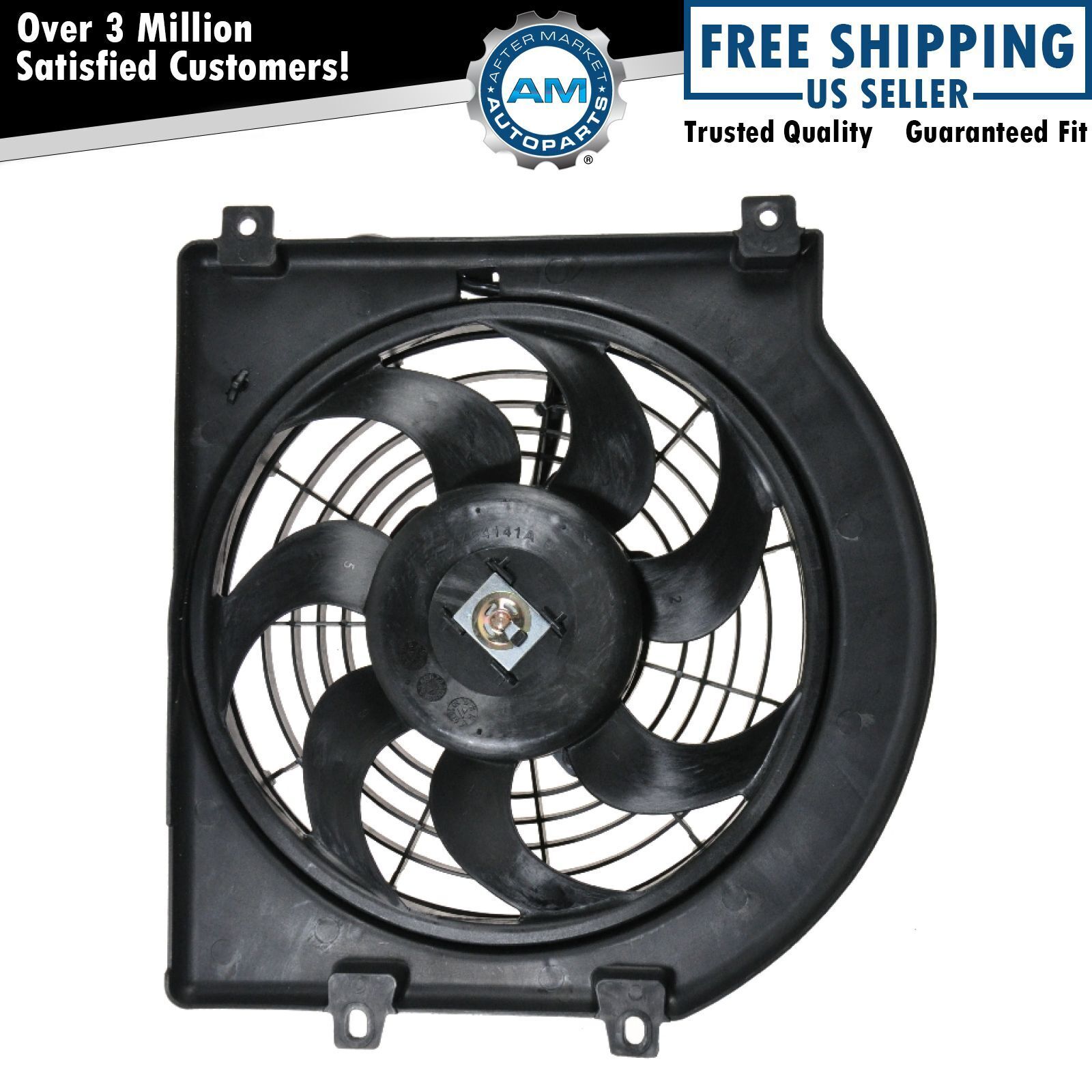 AC A/C Condenser Radiator Cooling Fan Assembly for Rodeo Passport Amigo Axiom