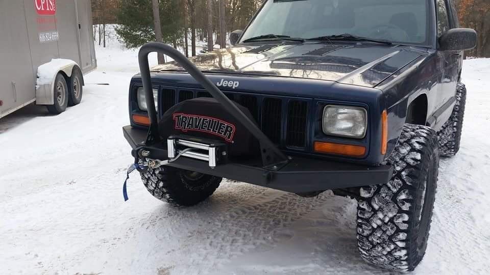1984-2001 JEEP CHEROKEE XJ / MJ  FRONT W/Winch mount and Stinger Bar