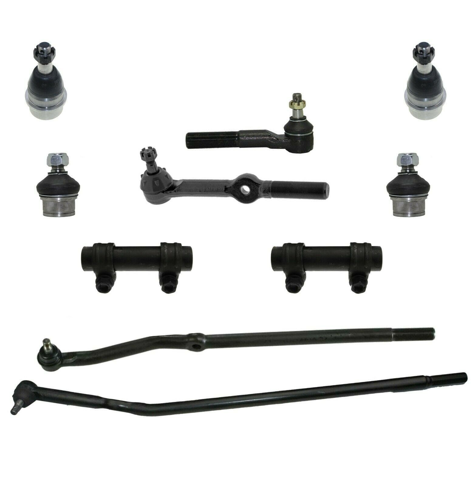 Front Ball Joint Tie Rod  Drag Link Steering Suspension Kit for Ram 1500 2500