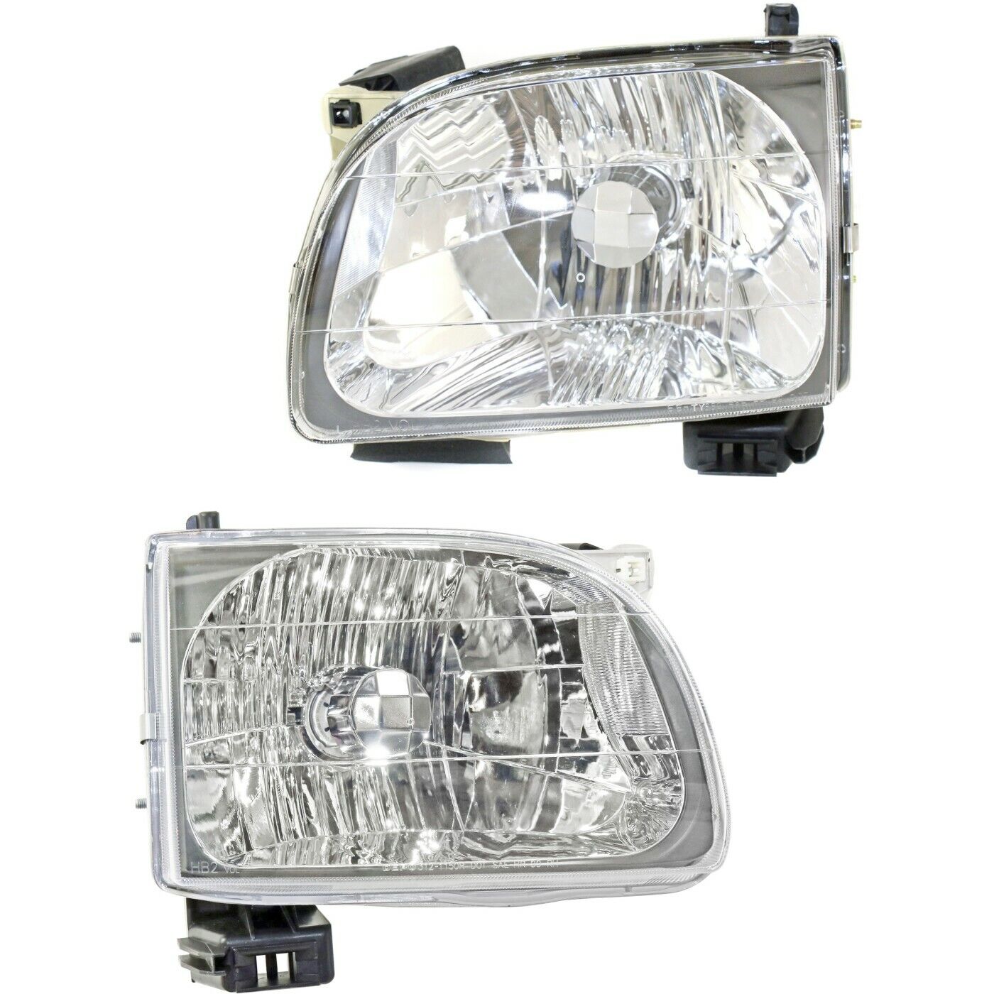 Headlight Set For 2001-2004 Toyota Tacoma Left and Right With Bulb 2Pc