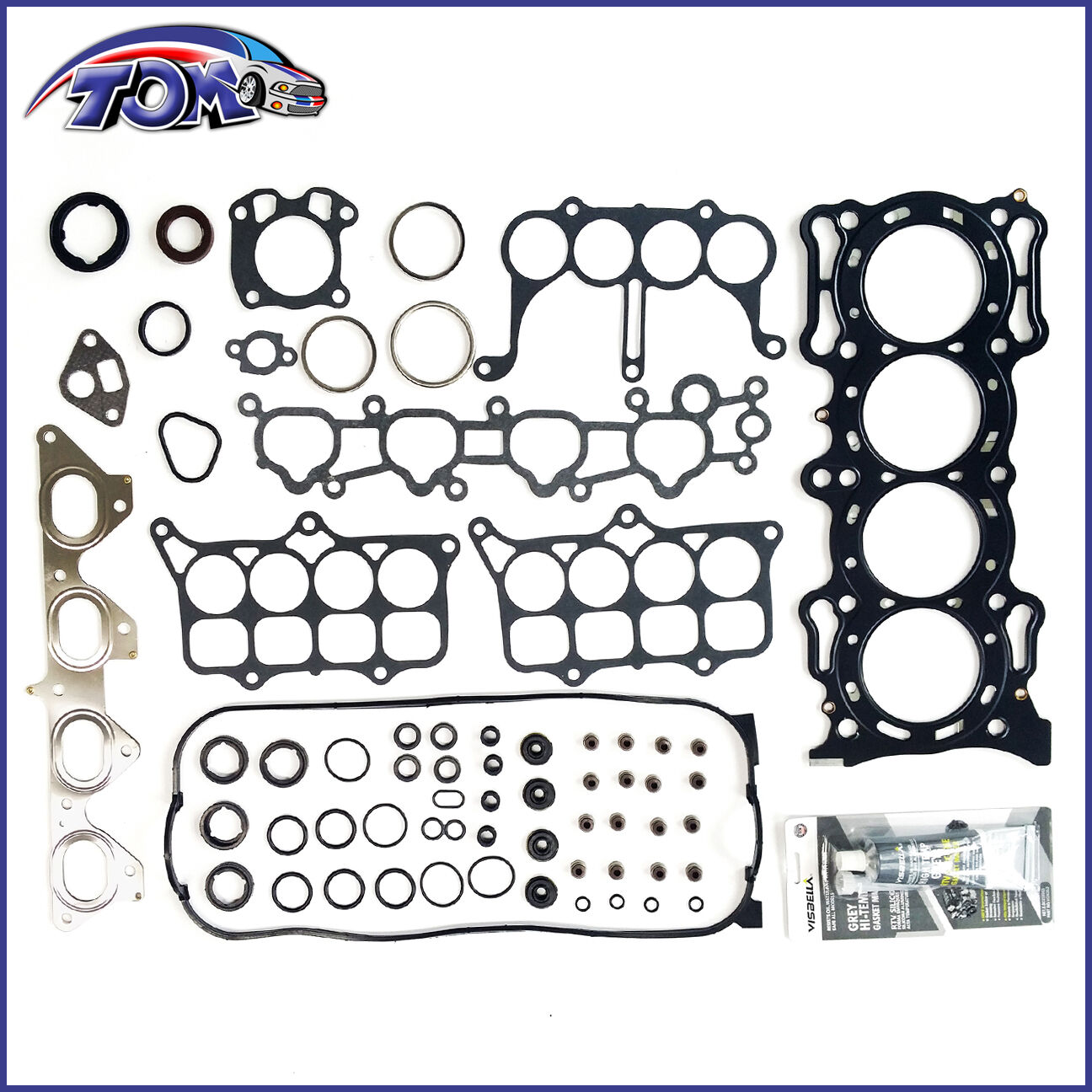 Brand New Head Gasket Set Kit For Honda 94-96 Prelude S & 90-93 Accord 2.2L