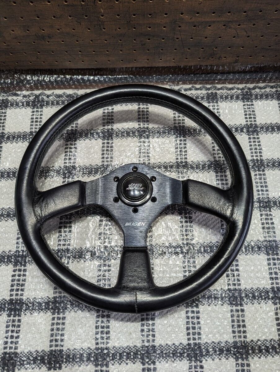 HONDA Genuine Option MUGEN Steering Wheel with NSX Titanium Horn Button