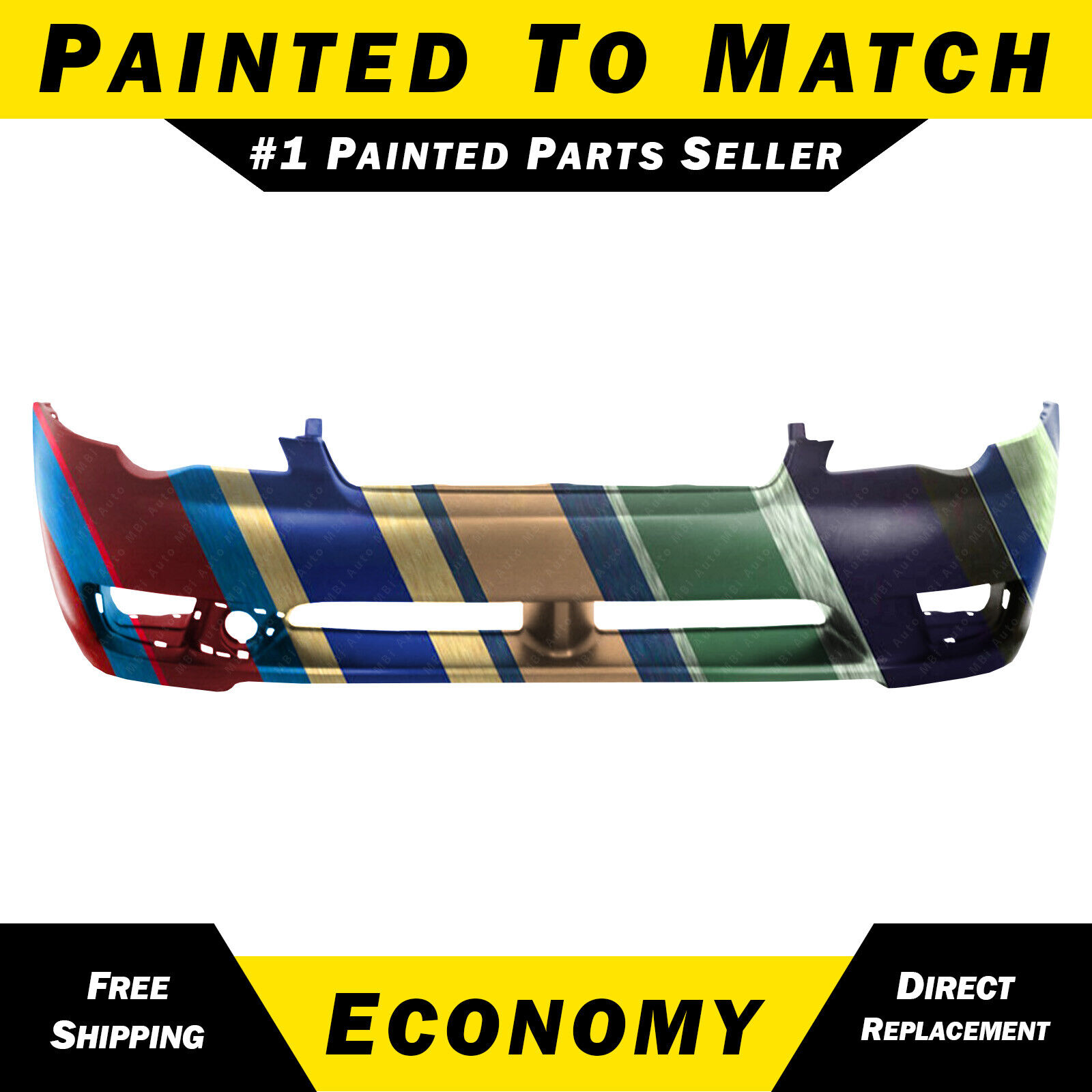 NEW Painted to Match - Front Bumper Cover For 2005-2007 Subaru Legacy Sedan