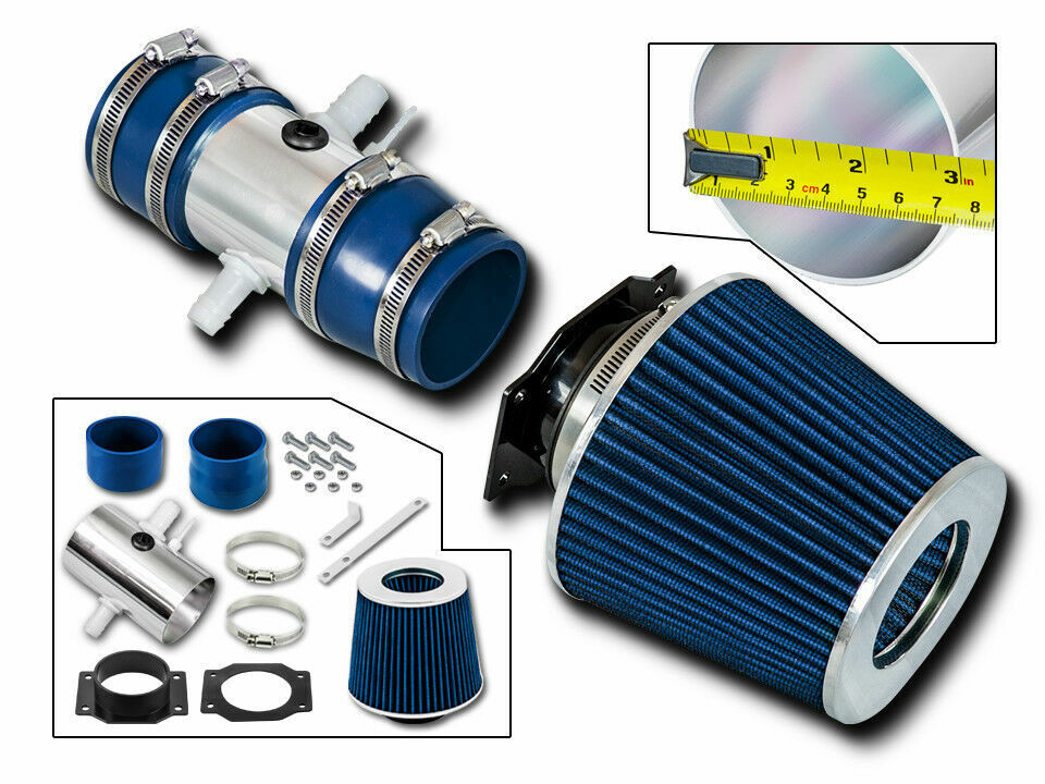 Short Ram Air Intake Kit + BLUE Filter for 95-99 Maxima / Infinit I30 3.0L V6