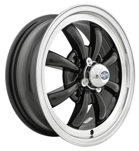 EMPI GT-8 Rim 5.5 X 15  Black wheel VW bug  Type 1 2 3 