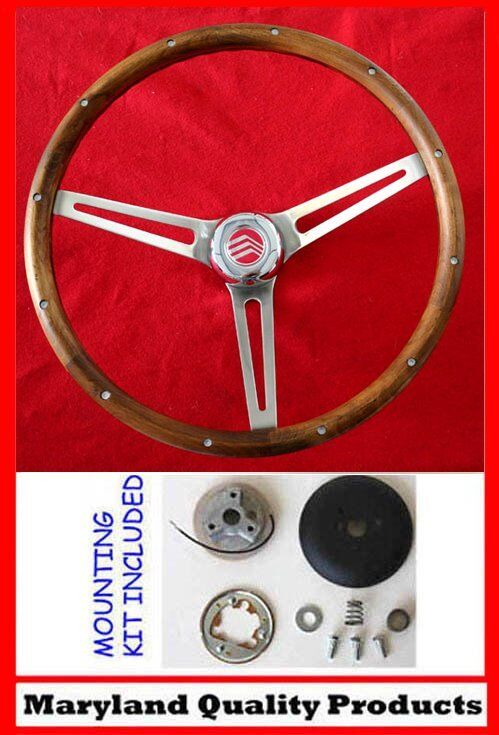 1970-77 Mercury Comet Cougar Montego Marquis Grant Walnut Steering Wheel 15\