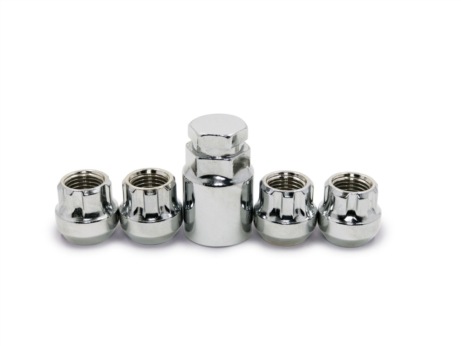 Lug Wheel Lock Nuts 9/16-18 Open End Bulge Acorn Locking Lugs