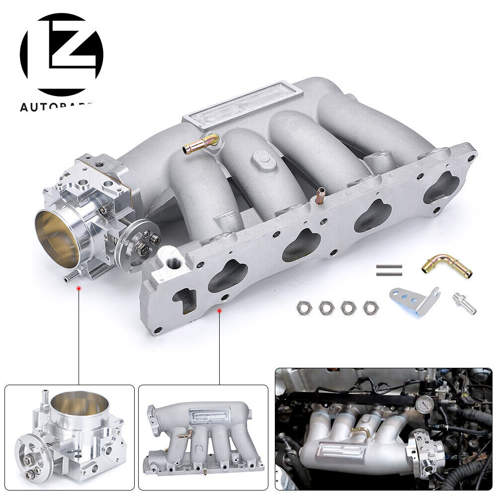 For K20 K20Z3 K24A2 K24 RBC Intake Manifold + 70mm Throttle Body K-Series K Swap