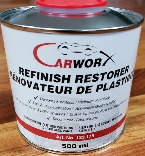 Refinish Restorer Plastic Restorer-500mL- CarWorx- Last Inventory Available