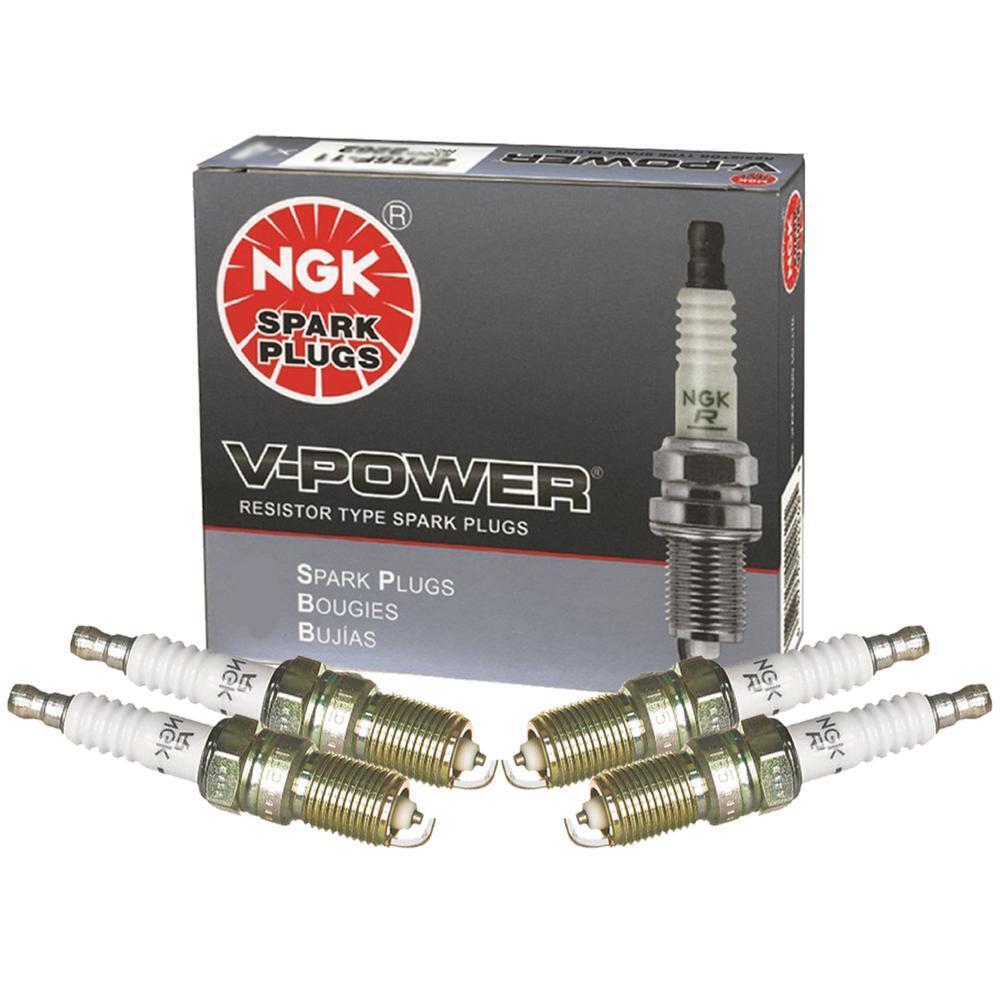 4 pc 4 x NGK V-Power Plug Spark Plugs 2238 TR5 Tune Up Kit Set