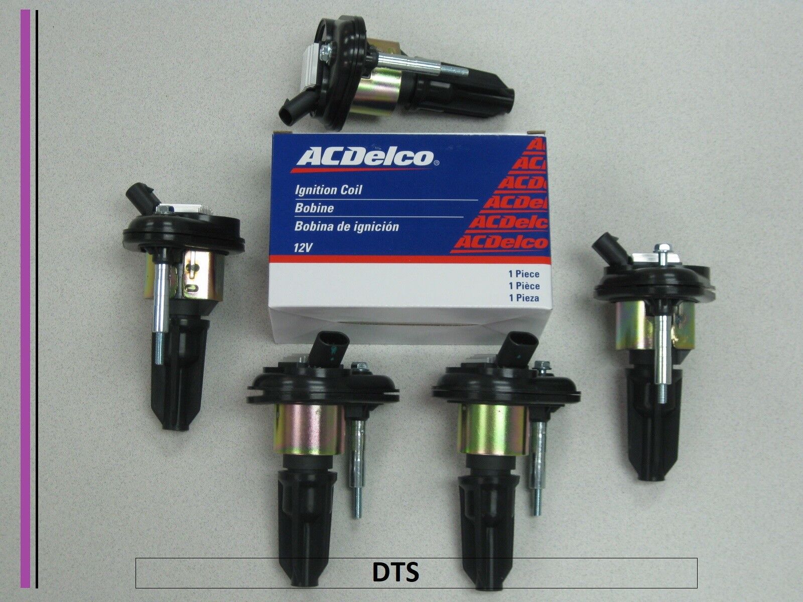 Set of 5 New GM  A/C Delco ignition coil Module 12568062,C1395,UF303