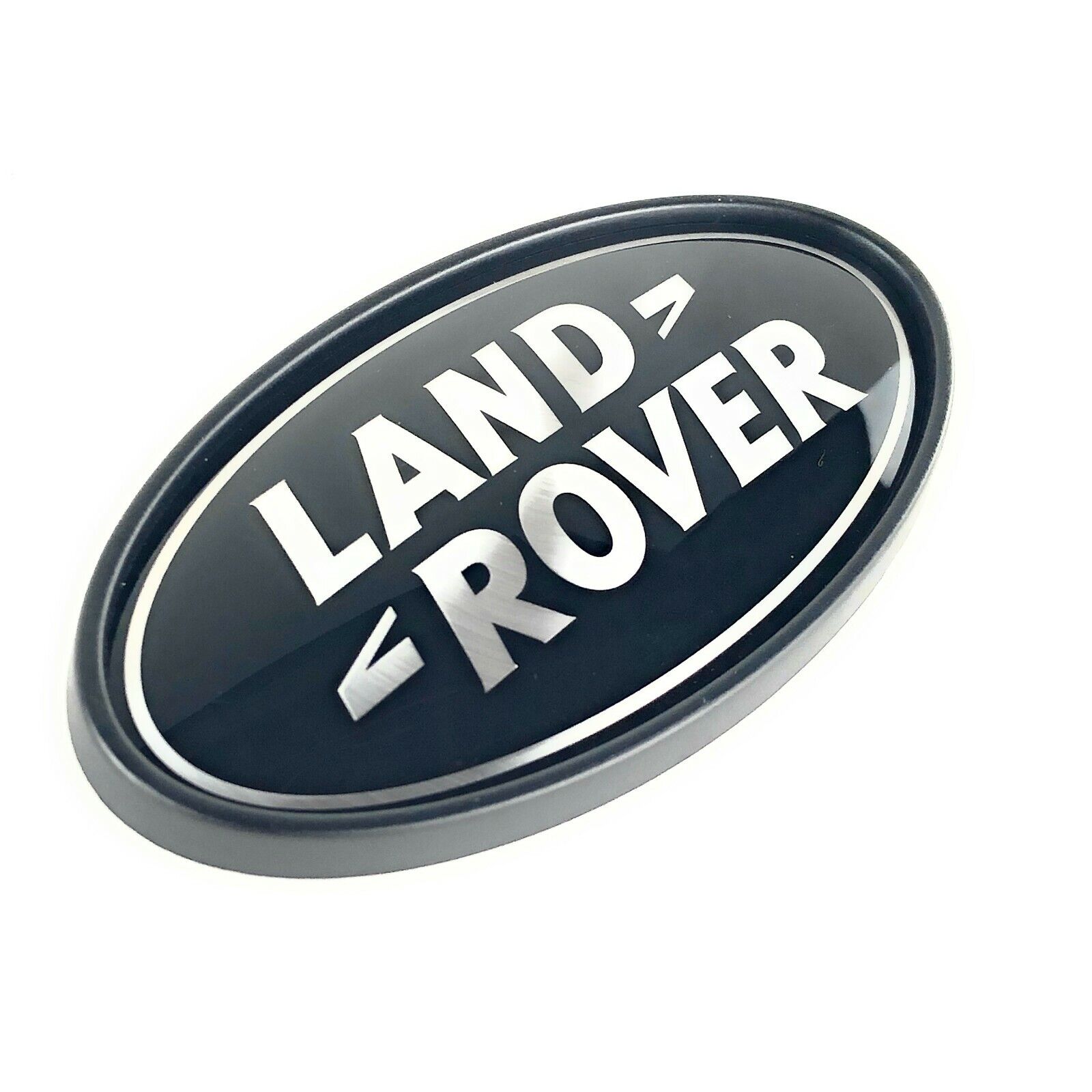 Range Rover Sport Supercharged Tailgate Emblem Black Land Rover Oval Logo Badge 