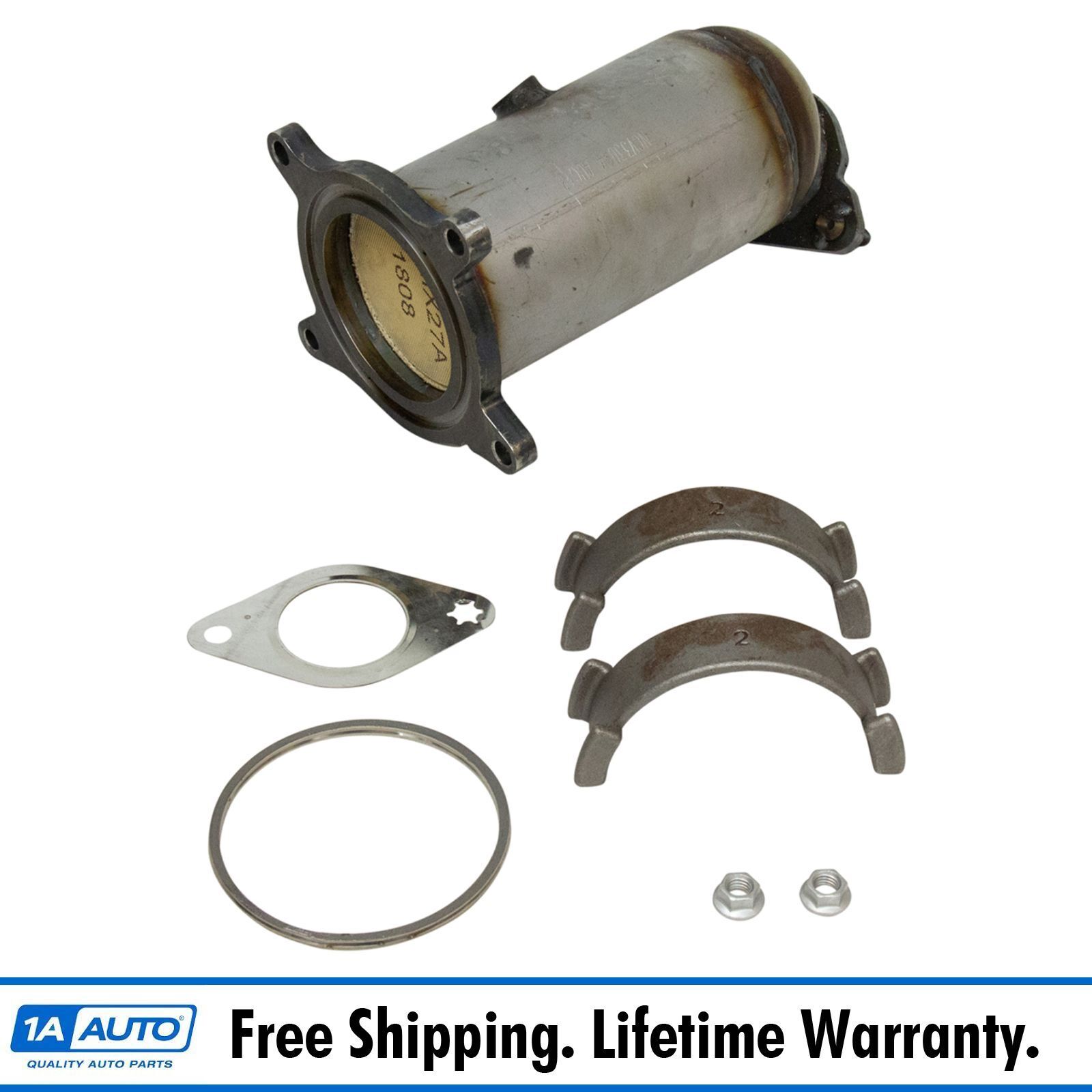 Front Exhaust Catalytic Converter & Gasket Kit for Ford Lincoln Mazda Mercury