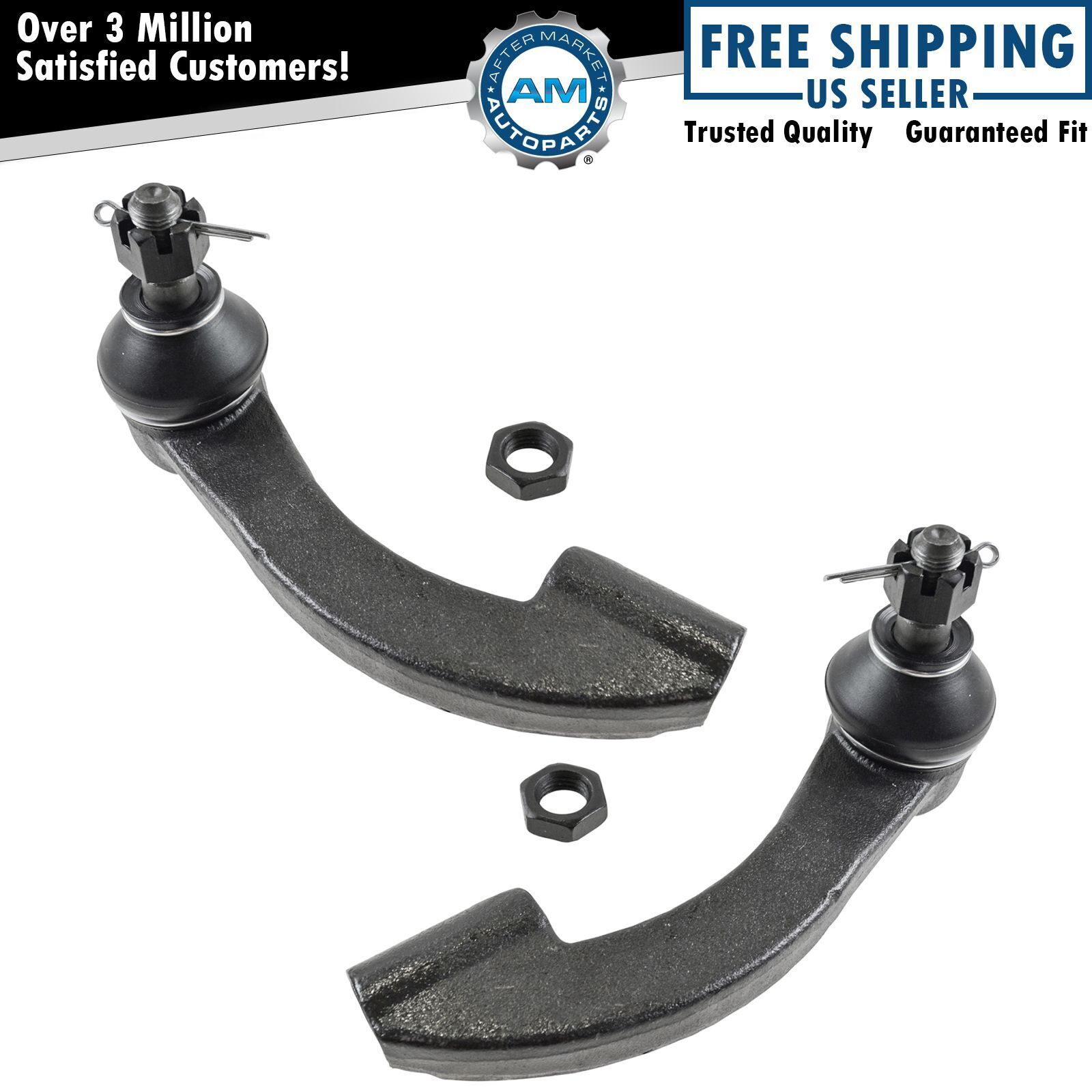 Tie Rod Ends Front Outer Left & Right Pair Set for Stratus Breeze Cirrus Sebring