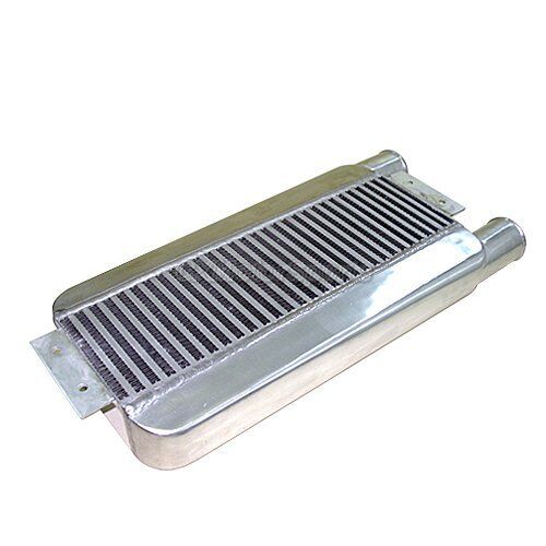 CXRacing Aluminum Intercooler 23x11x3 SAME SIDE INLET OUTLET For Supra Mustang 