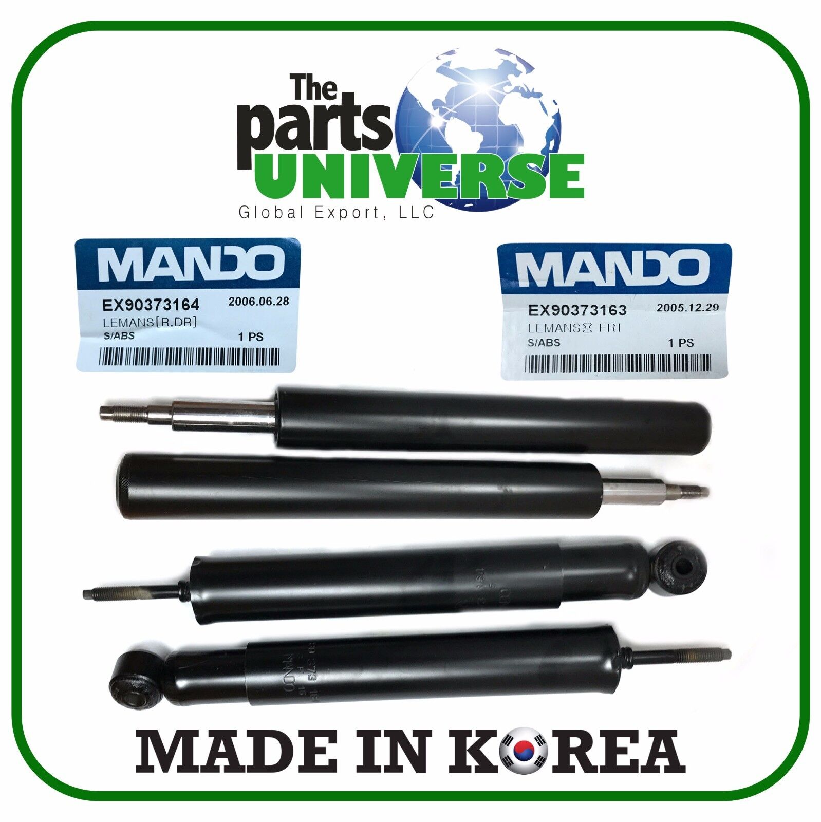 Shock Absorber Rear & Front Set Pair For Daewoo Cielo