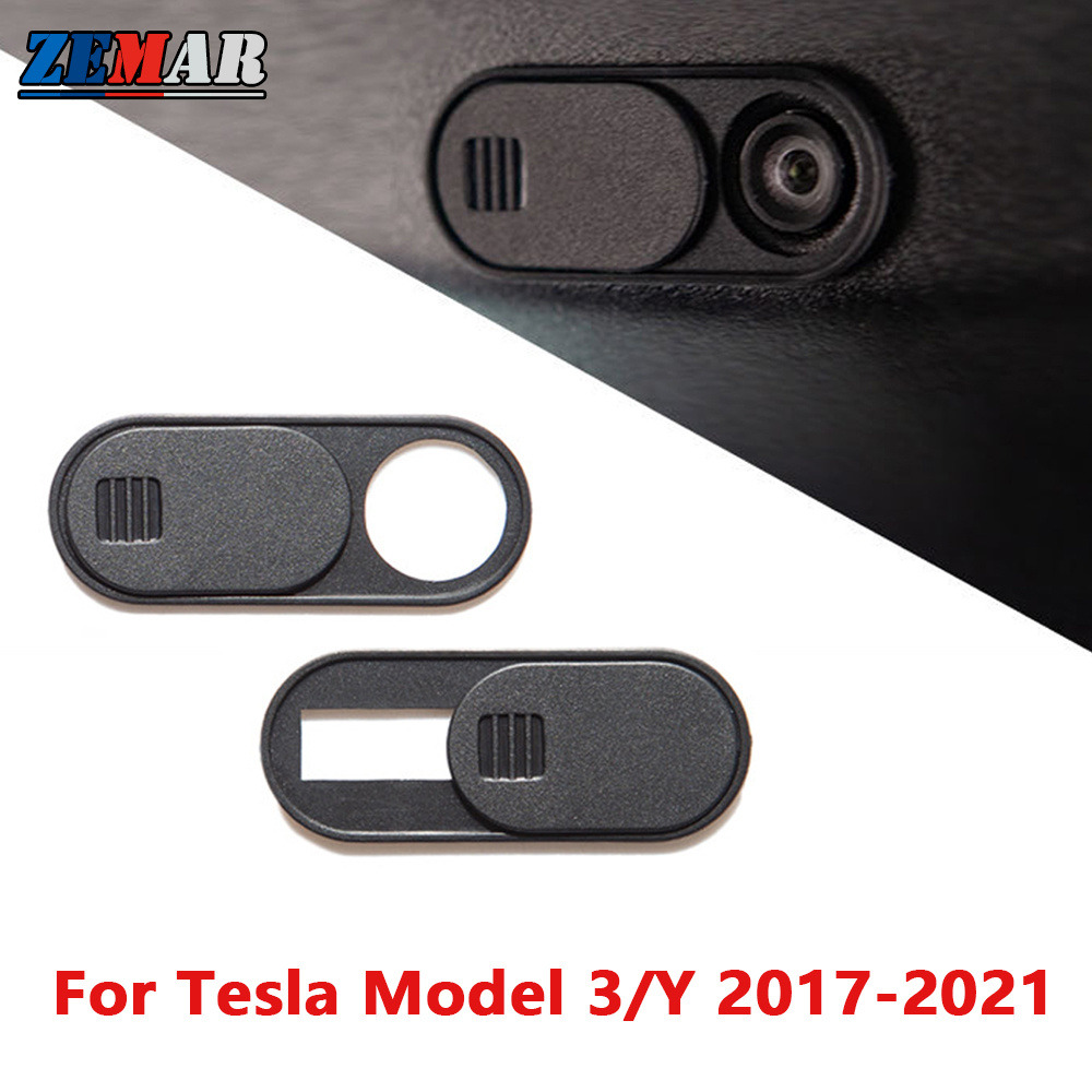 2x WebCam Cover Slide Camera Privacy Security Protect Cover For Tesla Model 3 Y