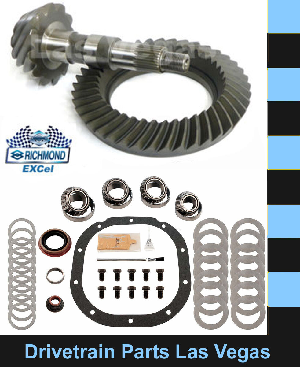 Richmond Excel Ford 8.8 3.73 Ratio Ring Pinion Gear Set Master Install Kit Pkg