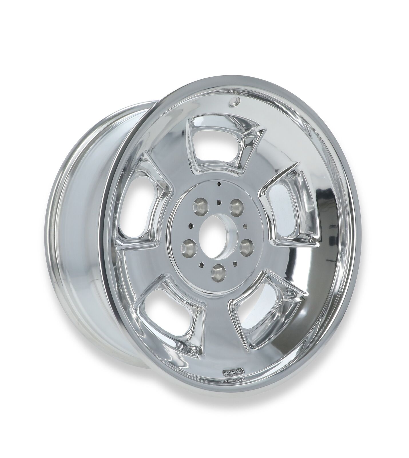 Halibrand HB007-055 Sprint Wheel with Spinner 19x8.5 - 4.5 bs Polished No Clear