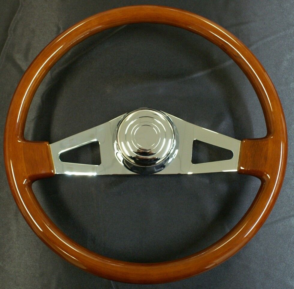 2-spoke steering wheel with hub. Kenworth,Westernstar,Freightliner,Mack,Eagle