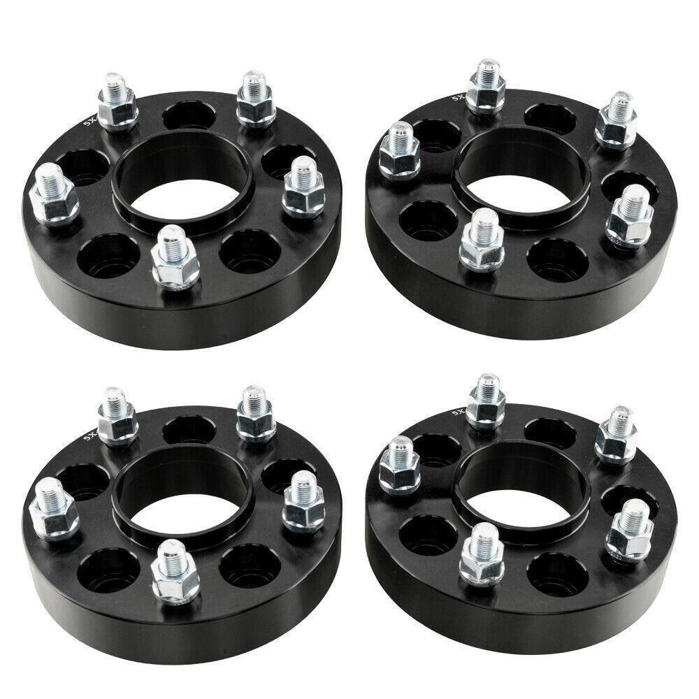 (4) 31.7mm Thick 5x4.5 To 5x5 Hub Centric Wheel Spacers Adapters for Wrangler