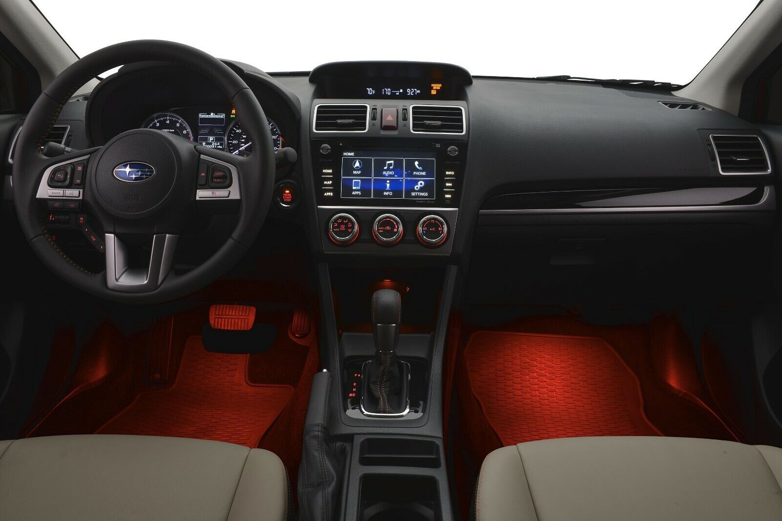 2013-2021 Subaru Sti Wrx Interior RED Illumination Kit Genuine Forester Impreza