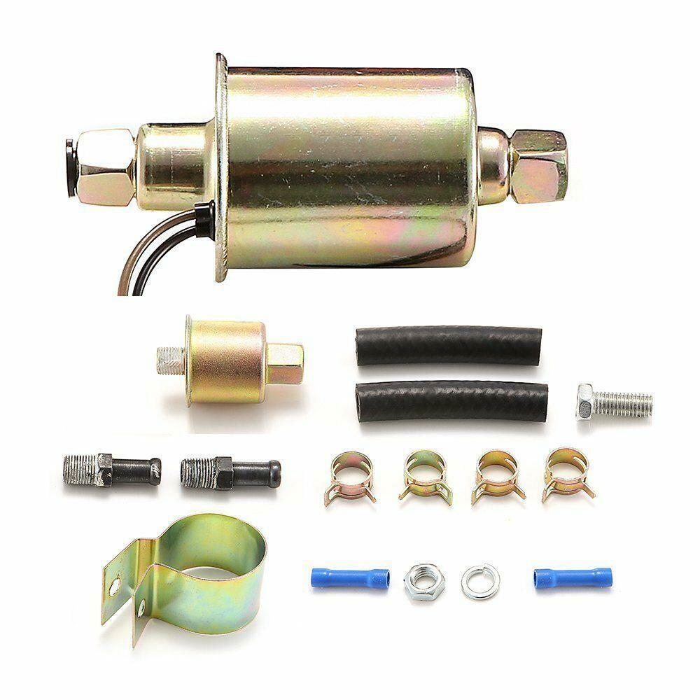 New E8012S 12V Universal Low Pressure Electric Fuel Pump Kit 5-9psi 30 Gal P/H