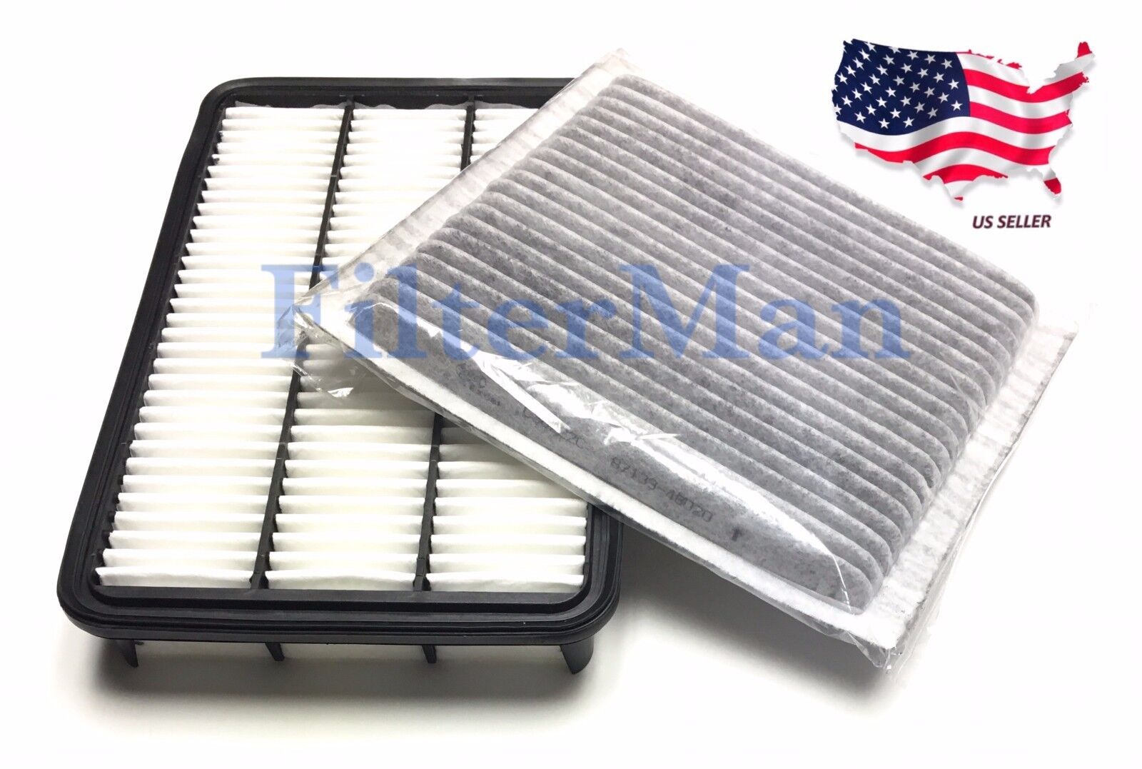 Engine Air Filter & Carbonized Cabin Air Filter For Lexus RX300 99-03 US Seller