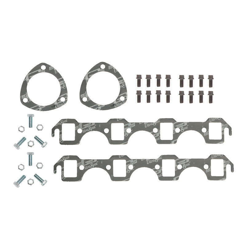 Mr Gasket Exhaust Gasket Set 7659G; Ultra-Seal for Ford SBF