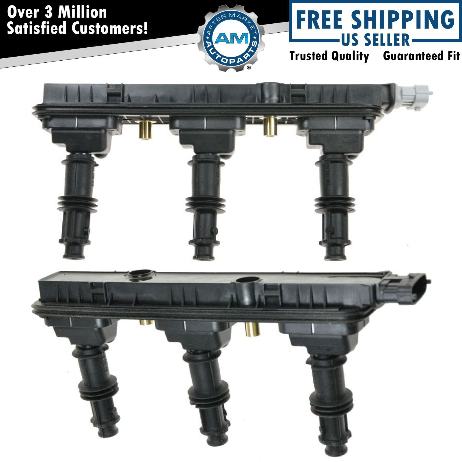 Ignition Coil Packs Pair Set NEW for Cadillac Catera CTS Saturn Vue L