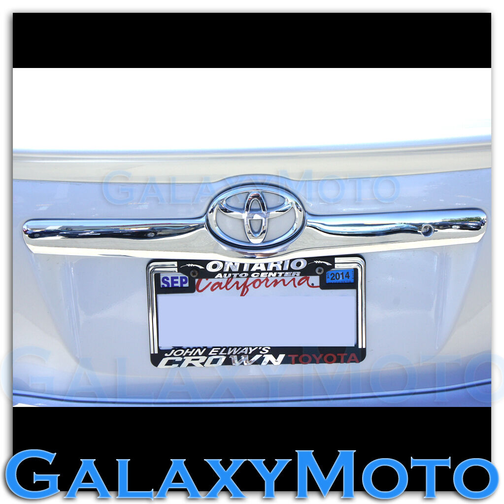 07-10 Toyota Camry Triple Chrome Tailgate Liftgate Handle Trunk Hatch Cover Trim