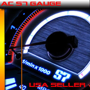 Autotechnic s7 overlay guage for 99 00 CIVIC SI MANUAL AC S7 GAUGE GAUGES