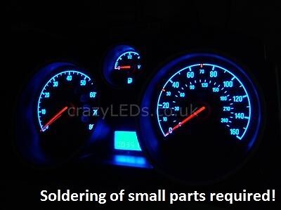 Fits Vauxhall Astra H Zafira B SMD LED Speedometer mileage conversion all models