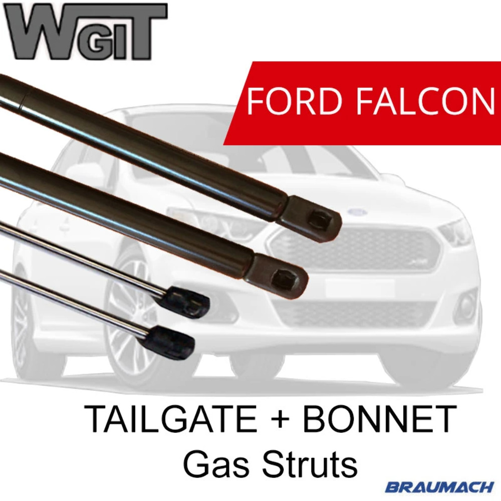 Gas Struts Bonnet Tailgate for Ford Falcon Fairmont Wagon BA BF (2x Pair)