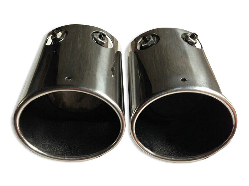 Stainless Steel Rear Exhaust Muffler 2pcs for VOLVO XC60 2009-2013 2012 2013