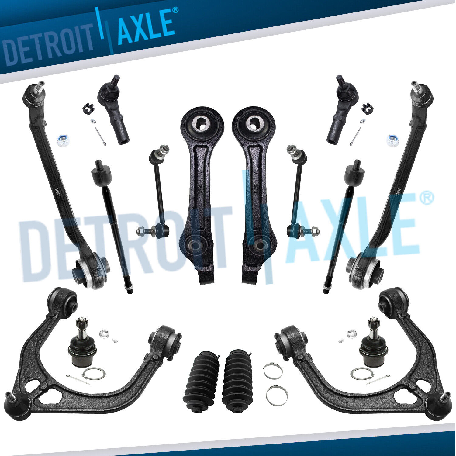 16pc Front Control Arm Tie Rod for Dodge Charger Challenger 300 Control Arms RWD
