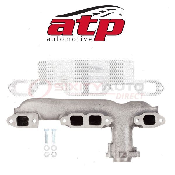 ATP Right Exhaust Manifold for 1972-1974 Dodge D100 Pickup - Manifolds  qb
