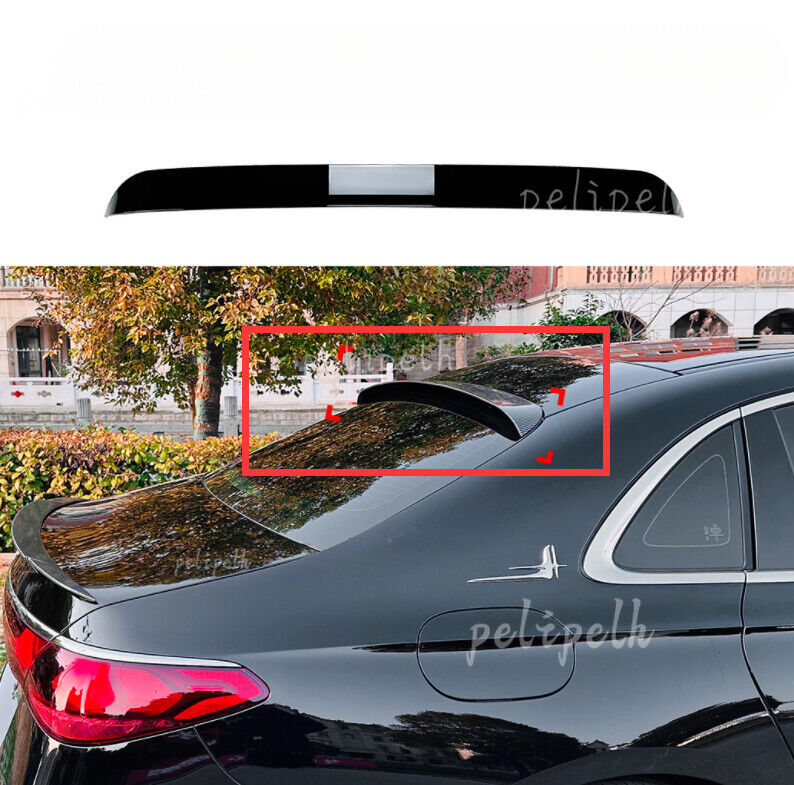For Benz W214 E260 E300 AMG 2024+ Glossy Black Car Roof Tail Trunk Spoiler Wing