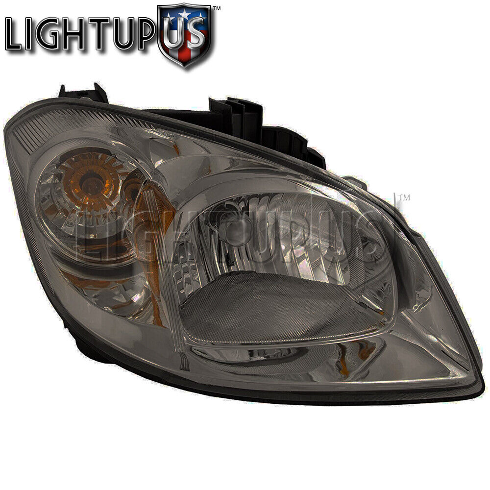 Right Passenger Smoked Lens Headlight for 2005-2010 CHEVROLET COBALT PONTIAC G5