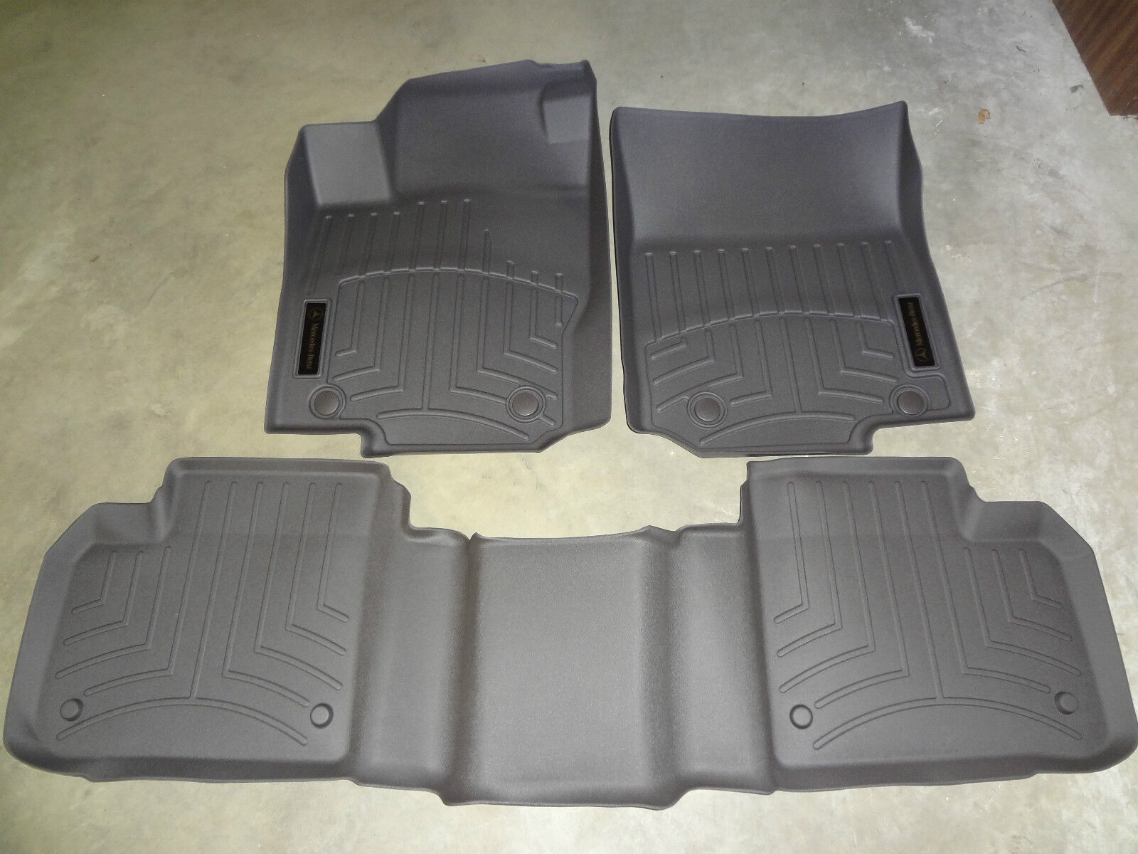 Genuine OEM Mercedes Benz M Class ML W166 Brown All Weather Floor Liners