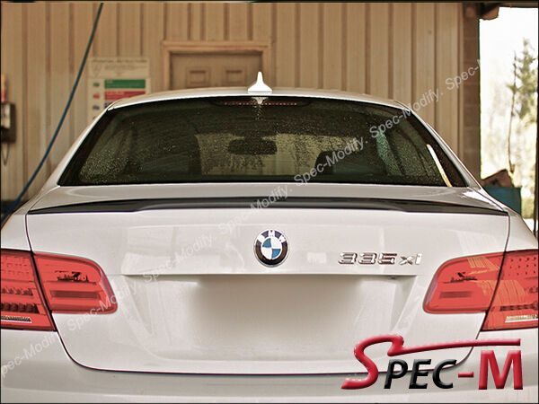 Painted 668 Black Performance Trunk Lip Spoiler For 07-13 E92 328i 335i M3 Coupe