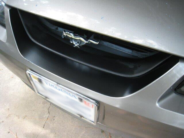 99-04 Mustang [FGBx] Front Grille Blackout Panel VINYL DECAL - GT/V6 