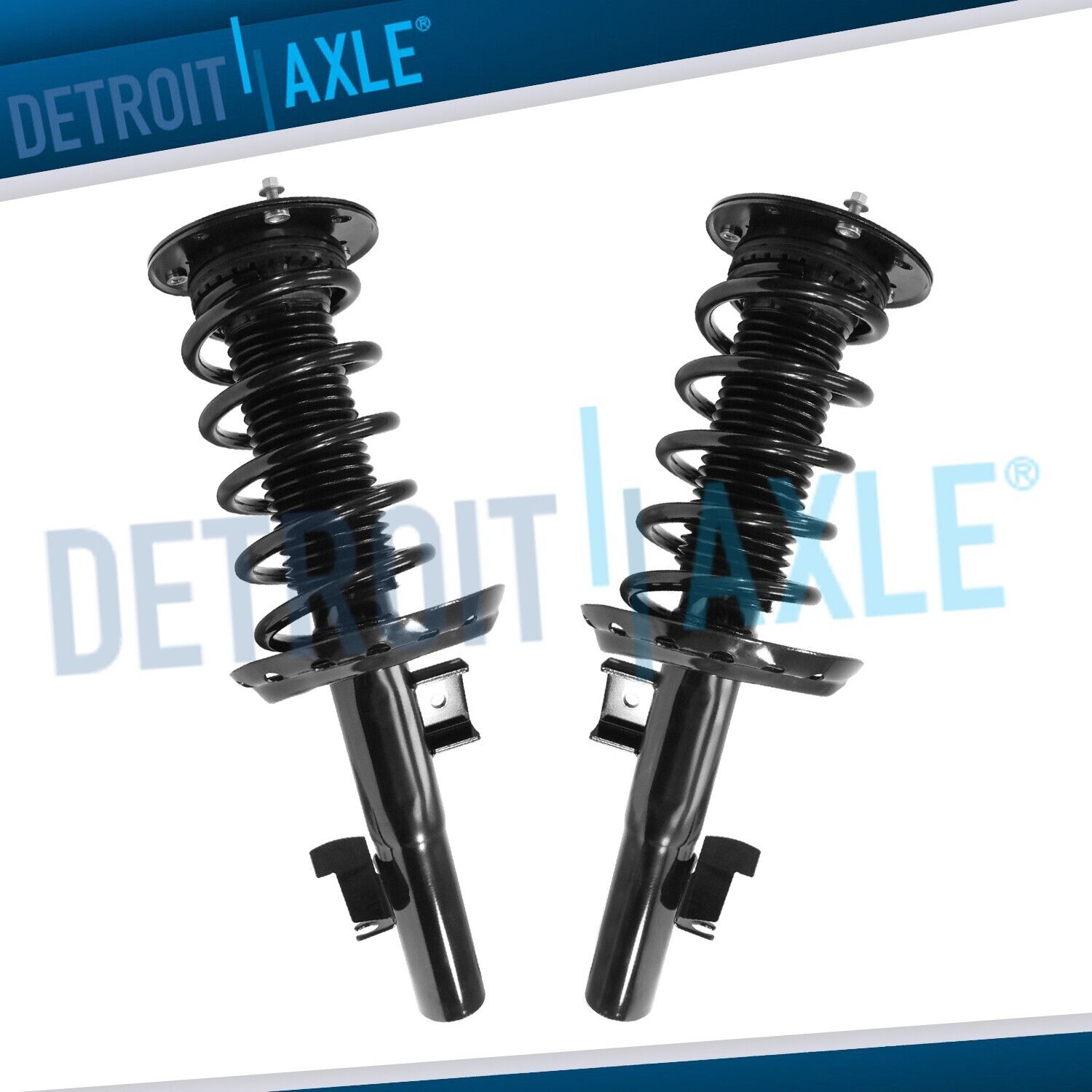 Front Left Right Complete Struts w/ Coil Spring Assembly Set for Volvo S60 V60
