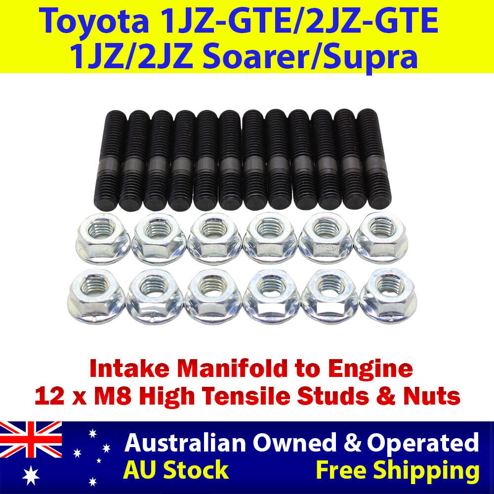 High Tensile Intake Manifold Stud Kit For Toyota Soarer/Supra 1JZ-GTE, 2JZ-GTE