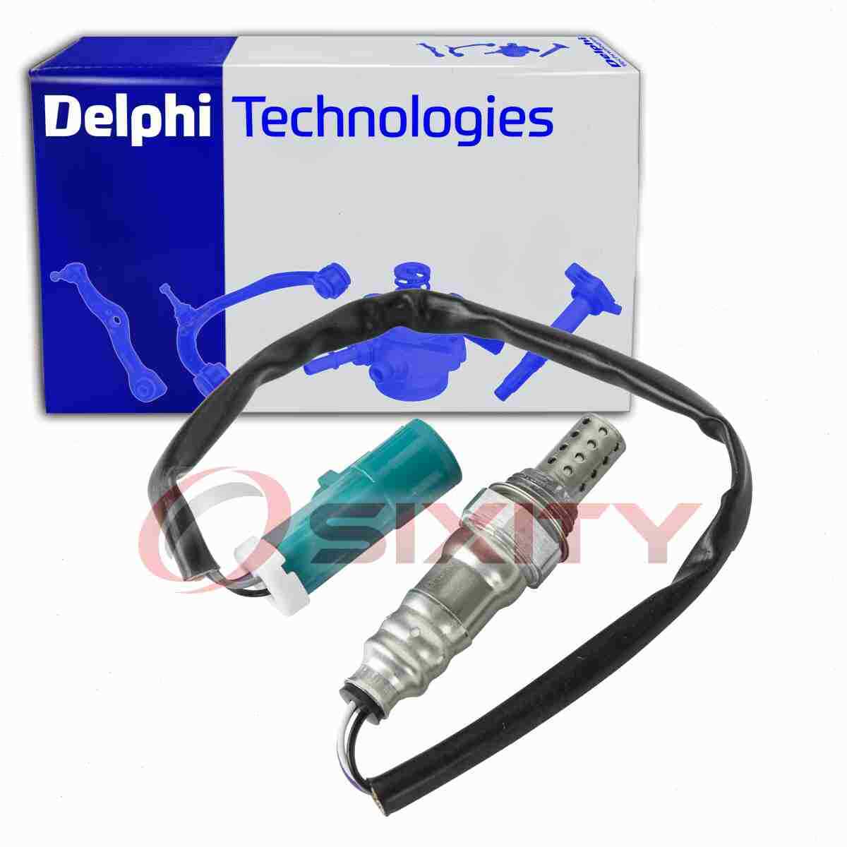 Delphi Rear Oxygen Sensor for 2002 Lincoln Blackwood Exhaust Emissions nu