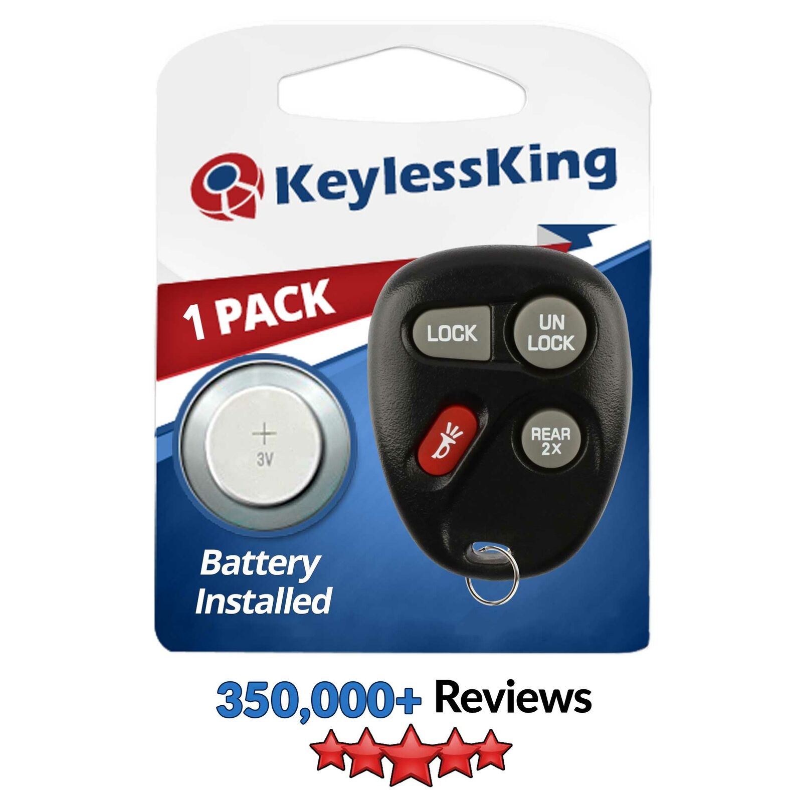 New Replacement Keyless Entry Remote Key Fob Clicker Transmitter for 15043458
