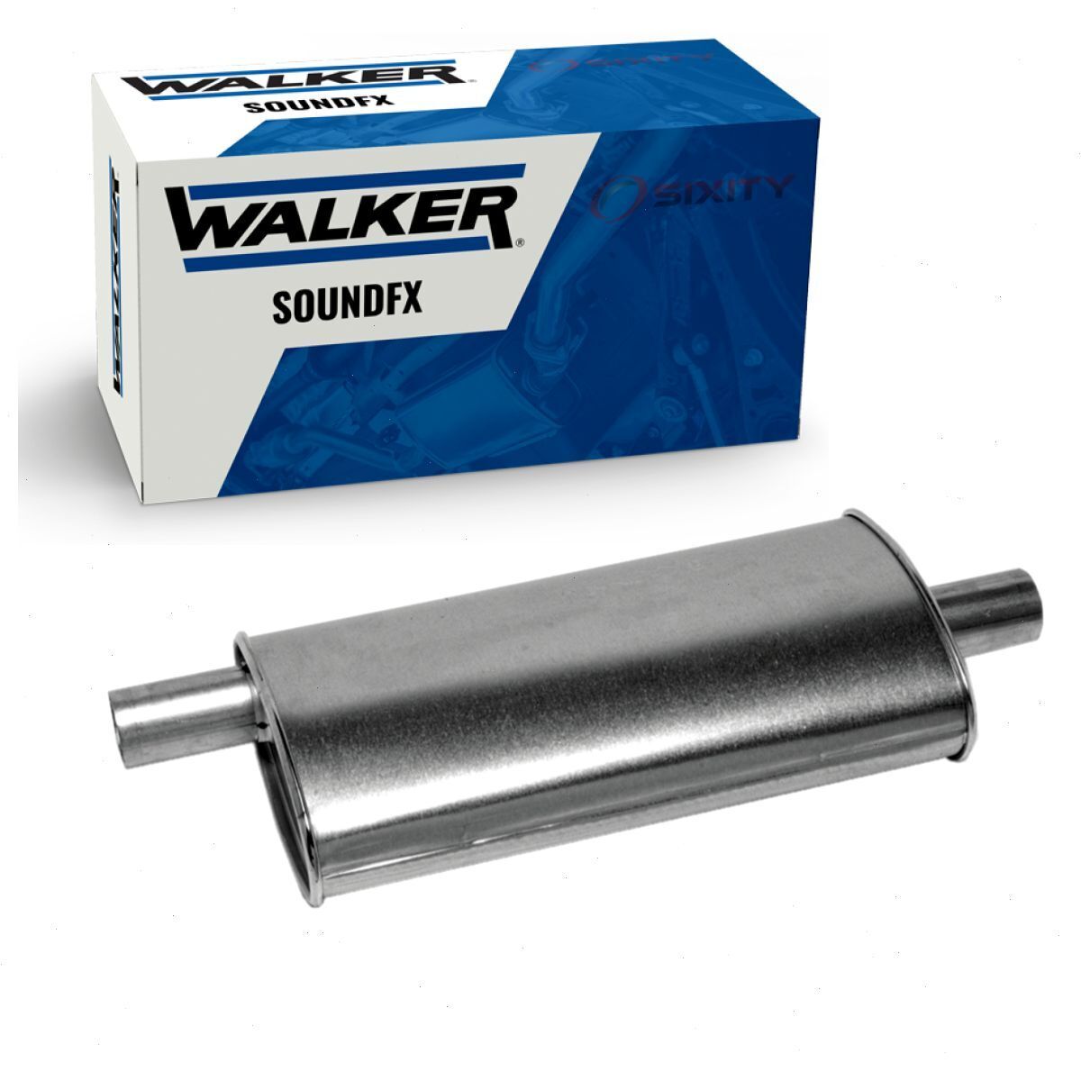 Walker SoundFX 18112 Exhaust Muffler for Mufflers  ef