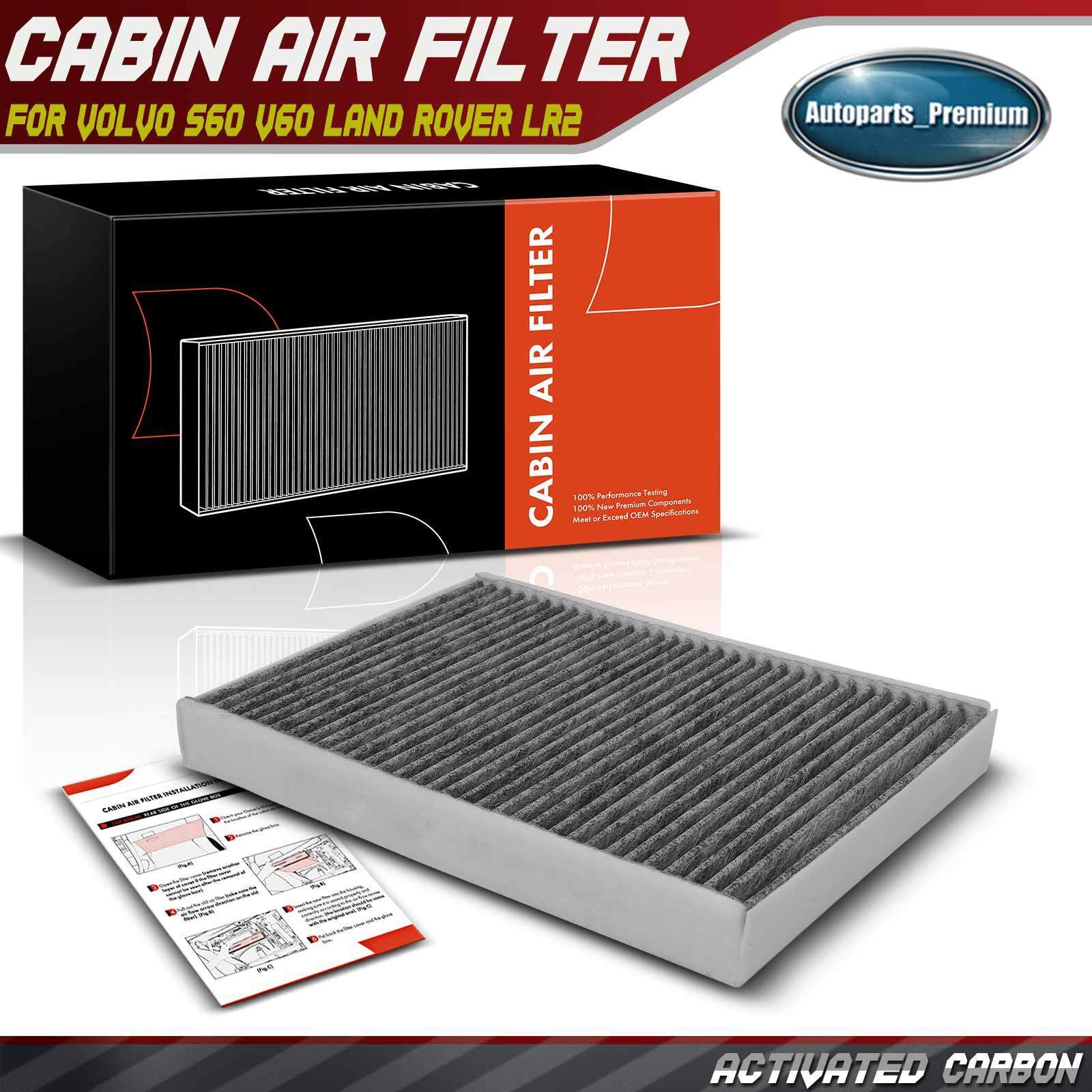 1x New Front Activated Carbon Cabin Air Filter for Volvo S60 V60 Land Rover LR2
