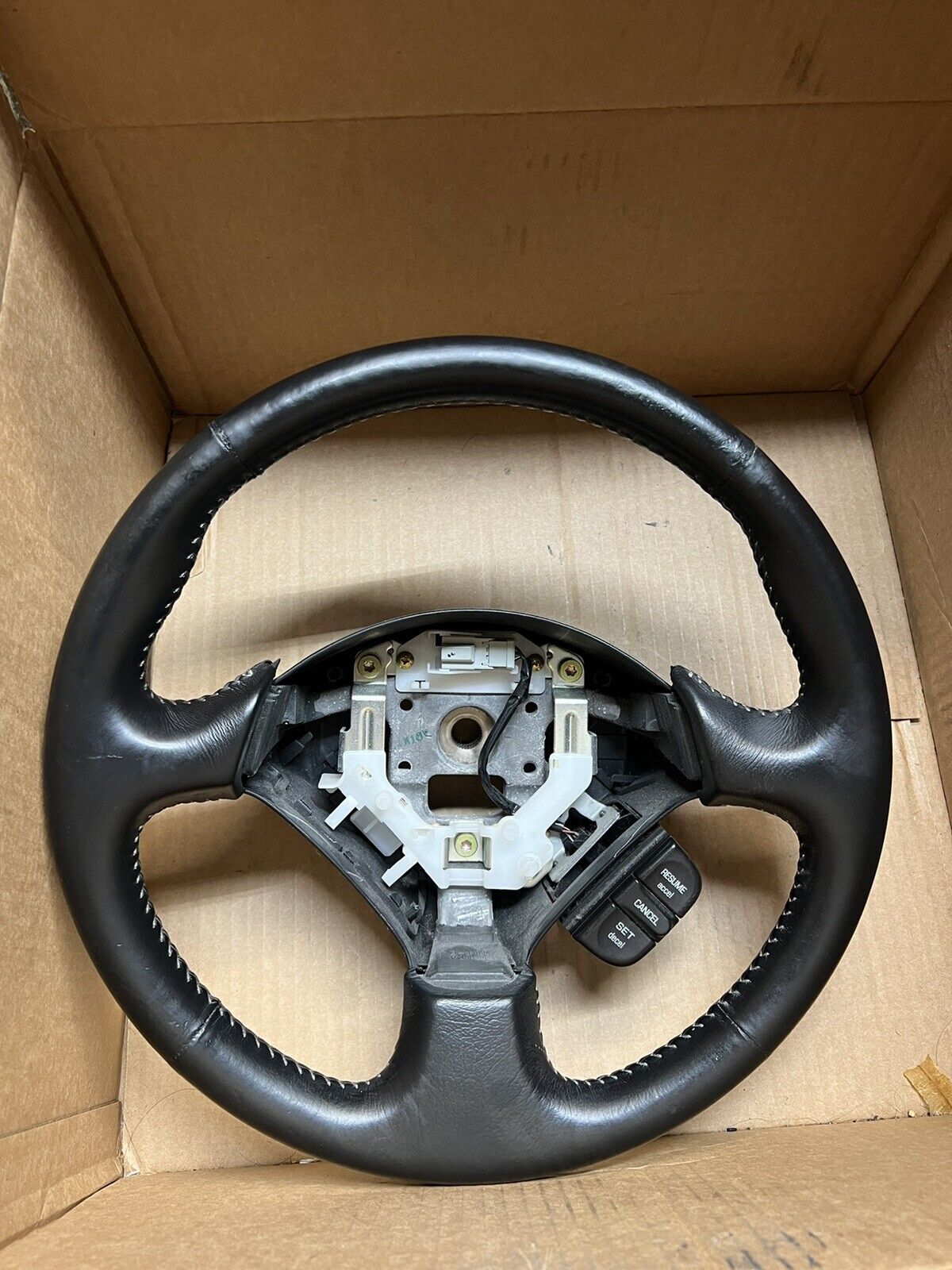 2002-2006 Acura  RSX Steering Wheel Black Leather Oem